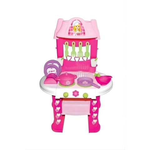 Furkan Büyük Mutfak Seti 23 Parça Oyuncak Yemek Seti