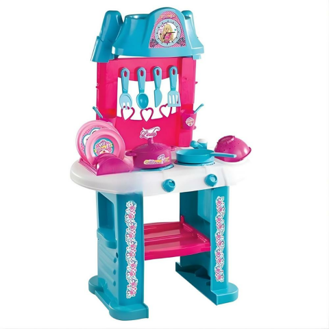 Furkan Büyük Mutfak Seti 23 Parça Oyuncak Yemek Seti