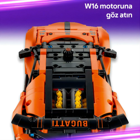 LEGO® Technic™ Bugatti Chiron Pur Sport Hiper Araba 42222
