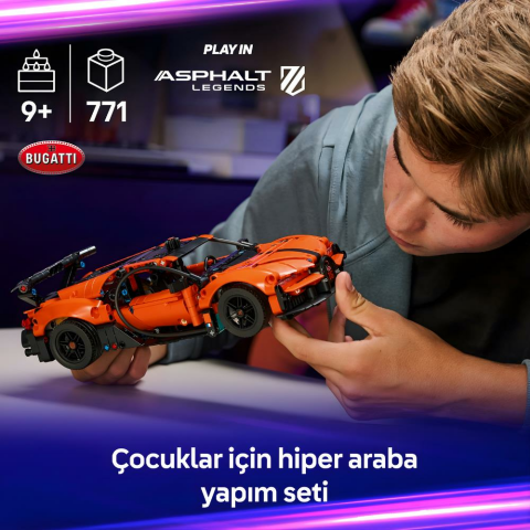 LEGO® Technic™ Bugatti Chiron Pur Sport Hiper Araba 42222