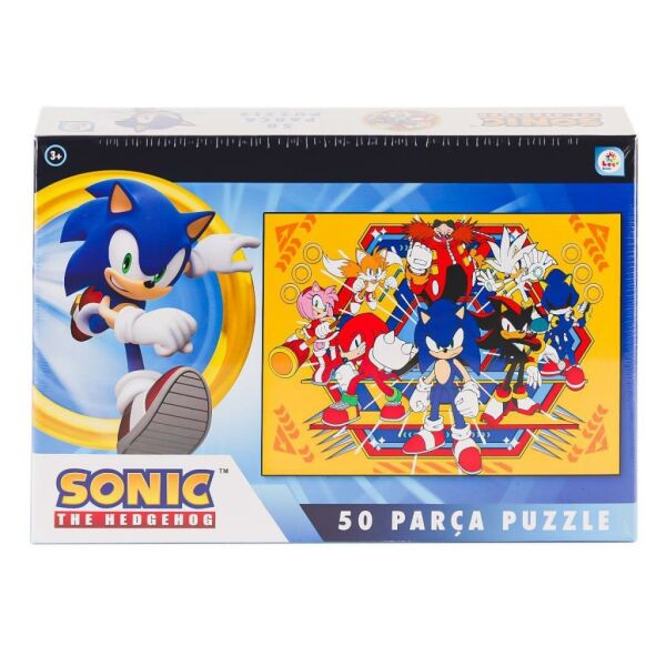 Sonic 50 Parça Puzzle -Laçokids
