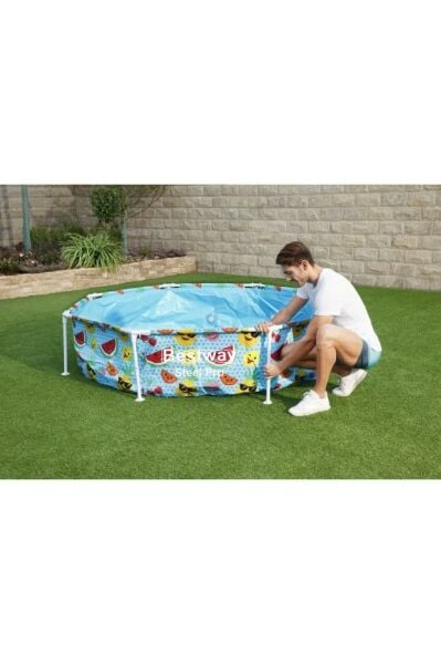 56432 Steel Pro Gölgelikli Oyun Havuzu 2.44m X 51cm