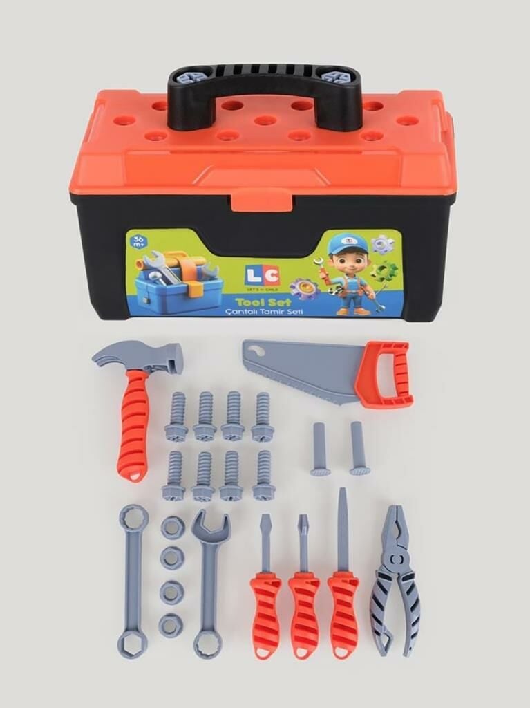 Let's Be Child Çantalı Tamir Seti Turuncu