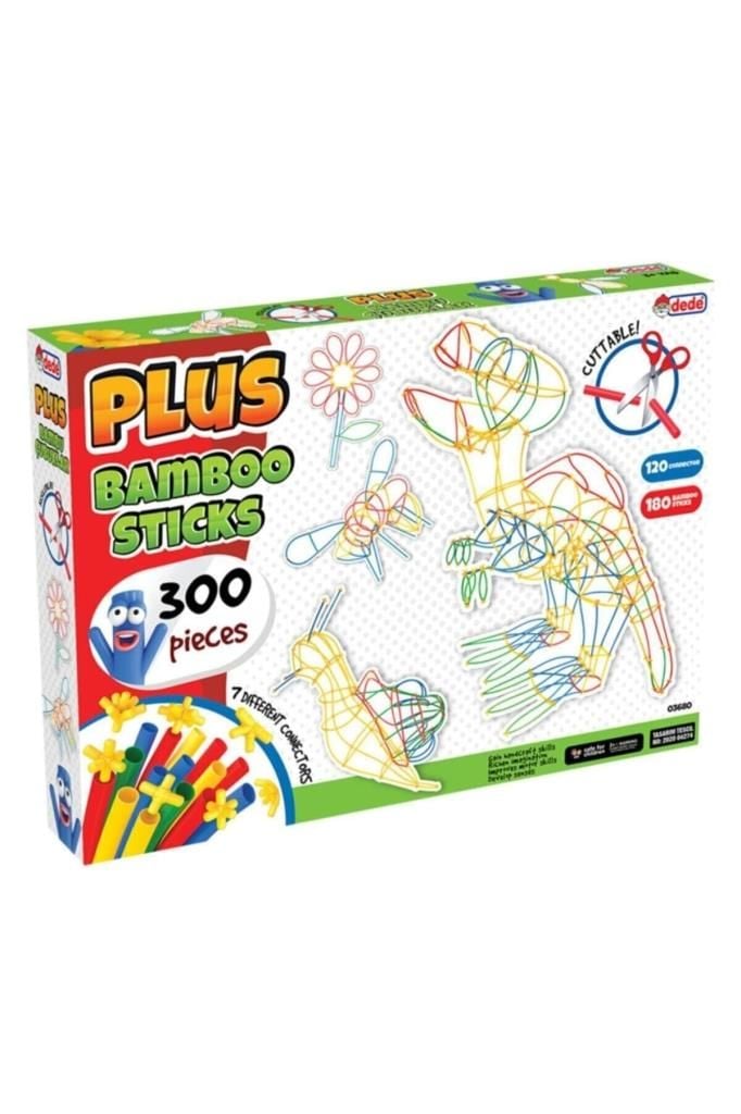Plus Bambu Çubuklar 300 Parça