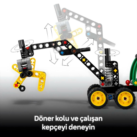 LEGO® Technic™ John Deere 1470H Tekerlekli Orman Makinesi 42218