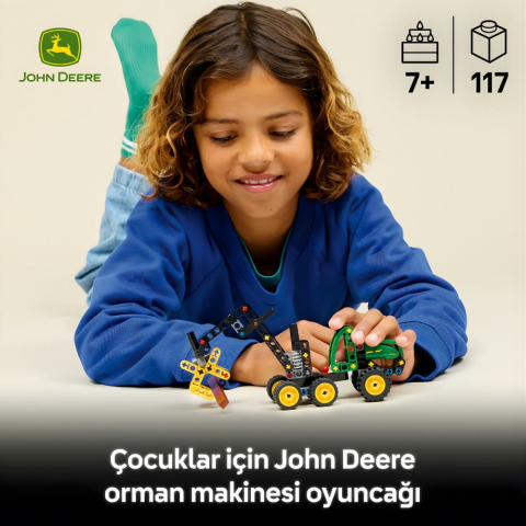 LEGO® Technic™ John Deere 1470H Tekerlekli Orman Makinesi 42218