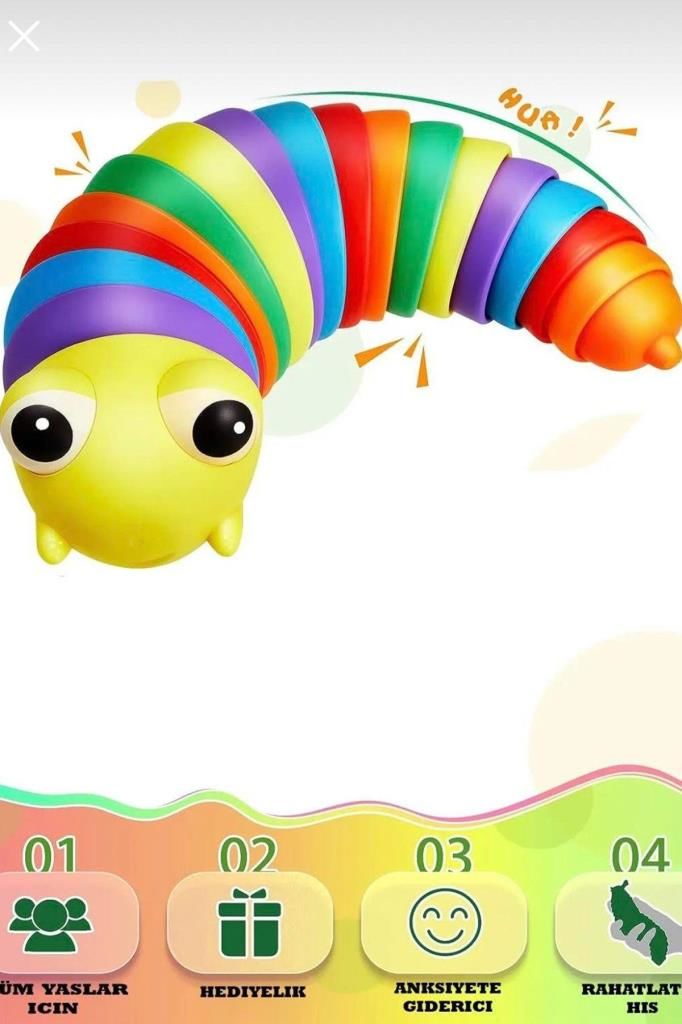 Sevimli Eğitici Tırtıl