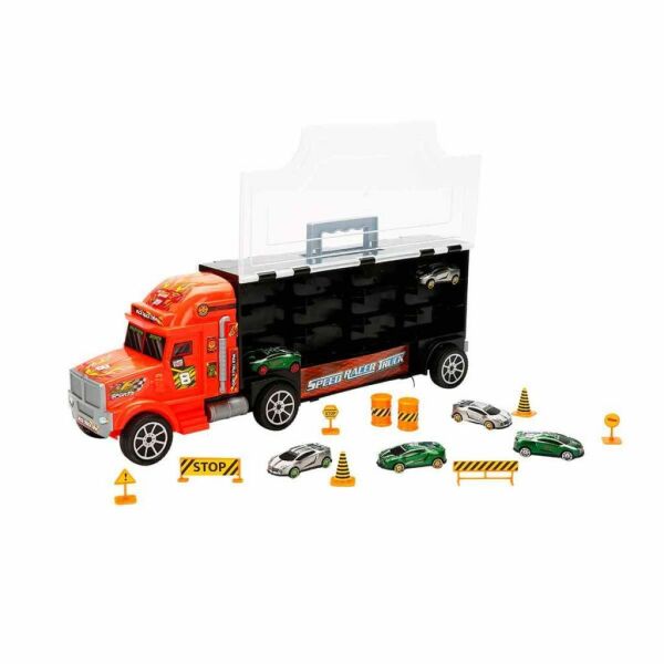 Speed Racer 6 Araçlı Çantalı Transporter