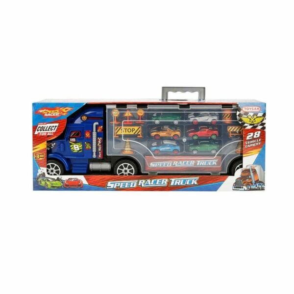 Speed Racer 6 Araçlı Çantalı Transporter