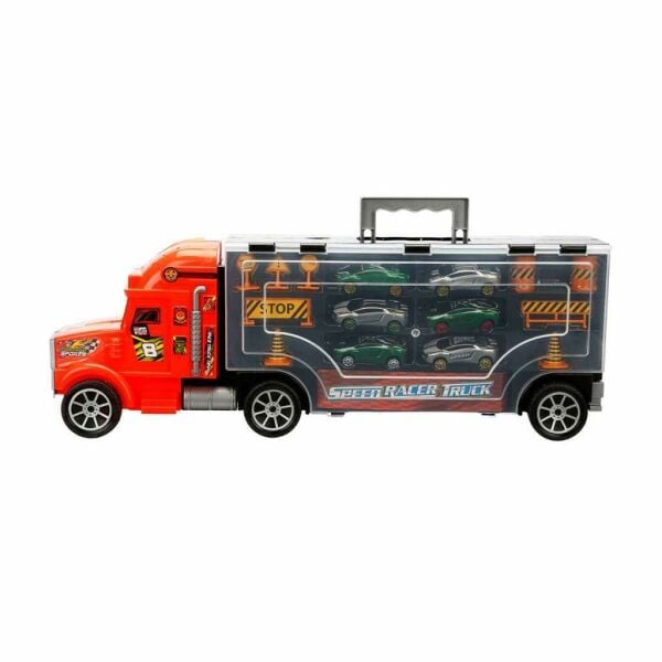 Speed Racer 6 Araçlı Çantalı Transporter