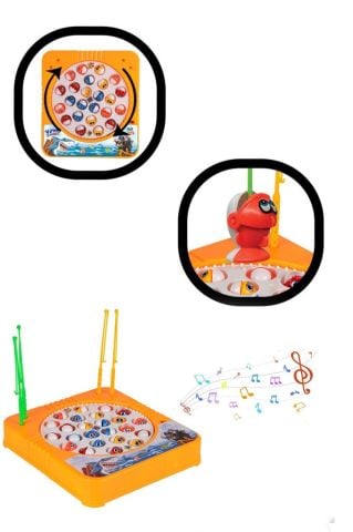 Pilli Müzikli Balık Tutma Oyunu Baby Shark Sarkılı Happy Fishing. Eğitici Balık Yakalama Oyunu.