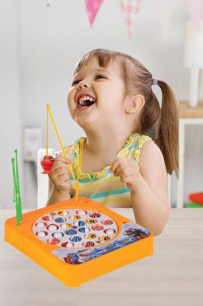 Pilli Müzikli Balık Tutma Oyunu Baby Shark Sarkılı Happy Fishing. Eğitici Balık Yakalama Oyunu.