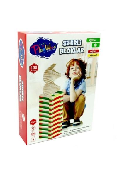 Playwood Eğitici Sihirli Bloklar 100 Parça