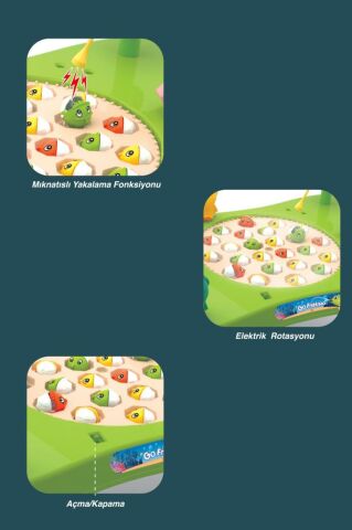 Balık Yakalama Oyun Seti Müzikli