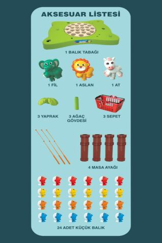 Balık Yakalama Oyun Seti Müzikli