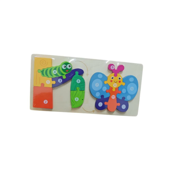 Sevimli Hayvanlar Ahşap Yapboz