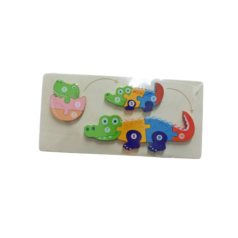 Sevimli Hayvanlar Ahşap Yapboz