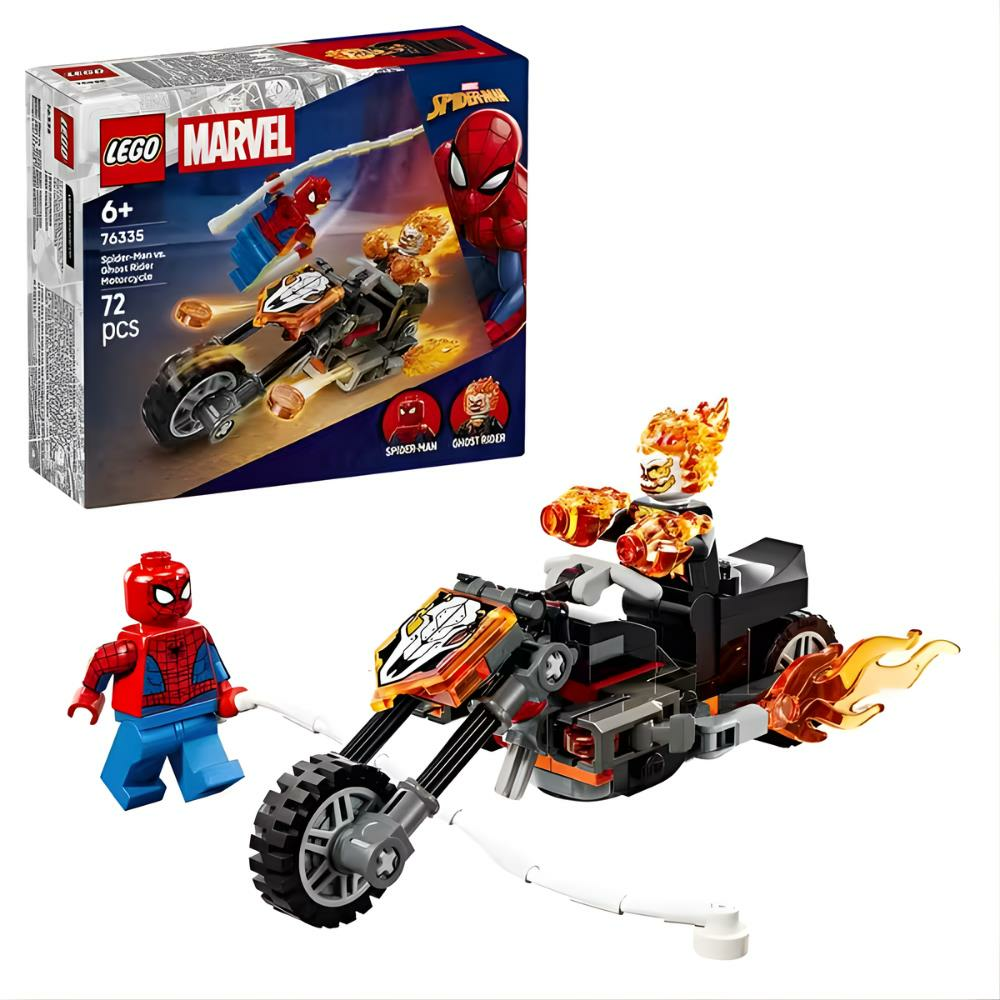 LEGO Marvel Örümcek Adam, Ghost Rider Motosikletine Karşı 76335