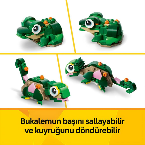 LEGO® Creator 3’ü 1 Arada Kaplumbağa ile Nilüfer Çiçeği 31377