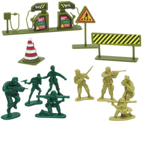 Poşetli Küçük Askeri Trafik Seti