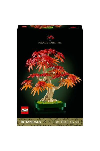 LEGO ® Botanicals Japon Kırmızı Akçaağaç Bonsai Ağacı 10348 - 18+ Dekoratif Model Yapım Seti (474 Pr)
