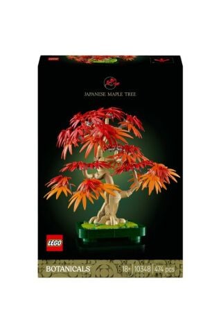 LEGO ® Botanicals Japon Kırmızı Akçaağaç Bonsai Ağacı 10348 - 18+ Dekoratif Model Yapım Seti (474 Pr)