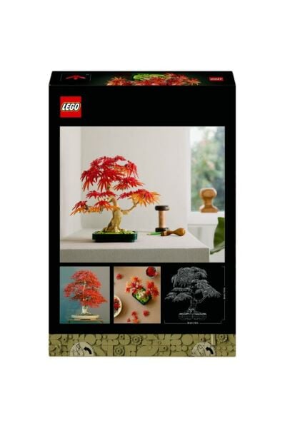 LEGO ® Botanicals Japon Kırmızı Akçaağaç Bonsai Ağacı 10348 - 18+ Dekoratif Model Yapım Seti (474 Pr)