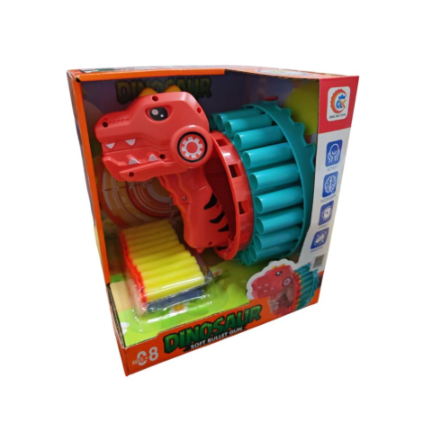 Pilli Tamburalı Sünger Ok Atan Tabanca