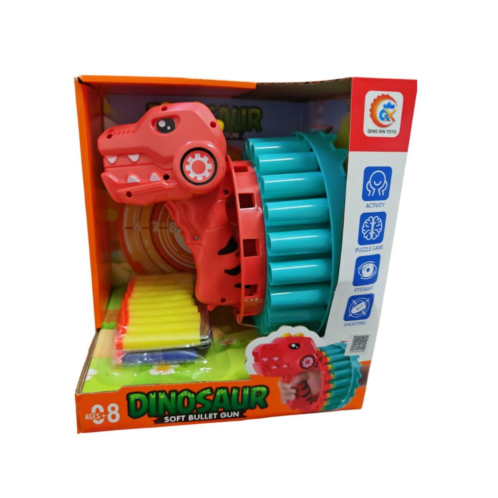 Pilli Tamburalı Sünger Ok Atan Tabanca