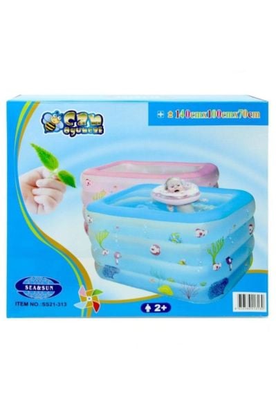 Boğumlu Dikdörtgen Derin Havuz 140x100x70 cm