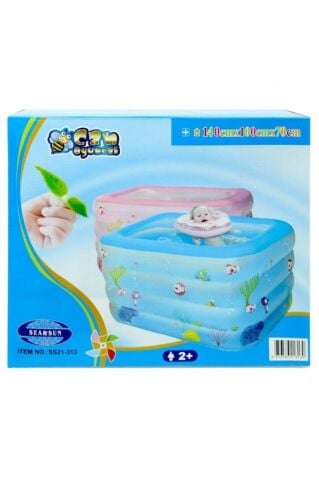 Boğumlu Dikdörtgen Derin Havuz 140x100x70 cm