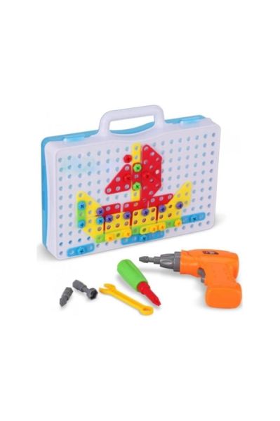 Eğitici Matkaplı Creative Puzzle 340 Parça 3d Stem