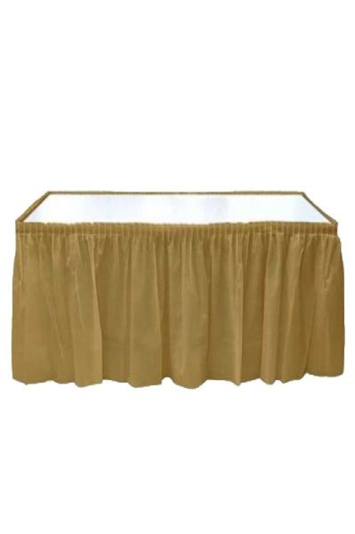 Roll-Up Masa Eteği Plastik Gold