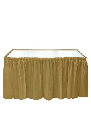 Roll-Up Masa Eteği Plastik Gold