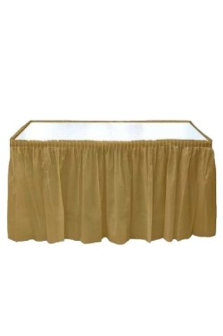 Roll-Up Masa Eteği Plastik Gold