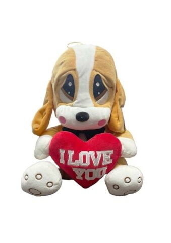 Kalpli Üzgün Köpek Peluş 40 Cm 62399