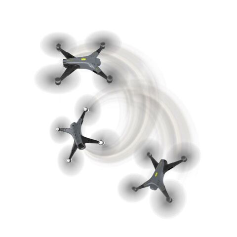 Kumanda ve Telefondan Kontrollü 4 Motorlu Drone Siyah