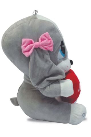 25 Cm Üzgün Köpek Peluş - Yumuşak Dokulu