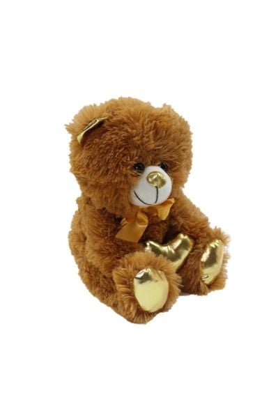 62500 Parlak Kalpli Peluş Ayı 30 Cm