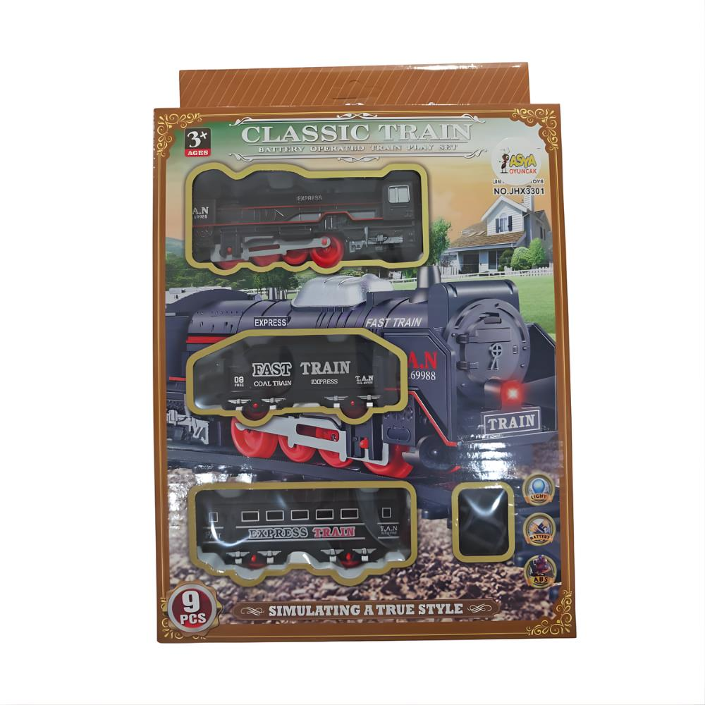 Kutulu 9 Parça Tren