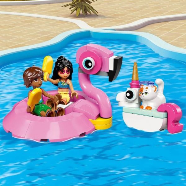 LEGO Friends Tek Boynuzlu At ve Flamingo Havuz Partisi 42658
