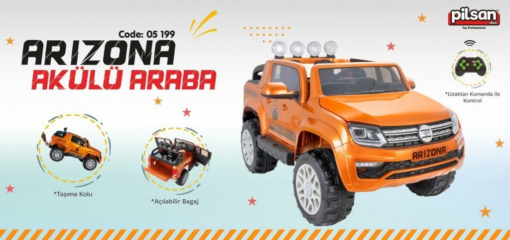 ARİZONA AKÜLÜ ARABA 12 VOLT KUMANDALI