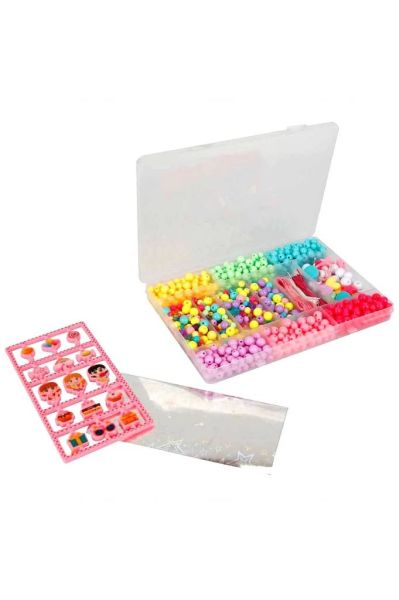 Pretty Pinky Renkli Boncuklar Seti