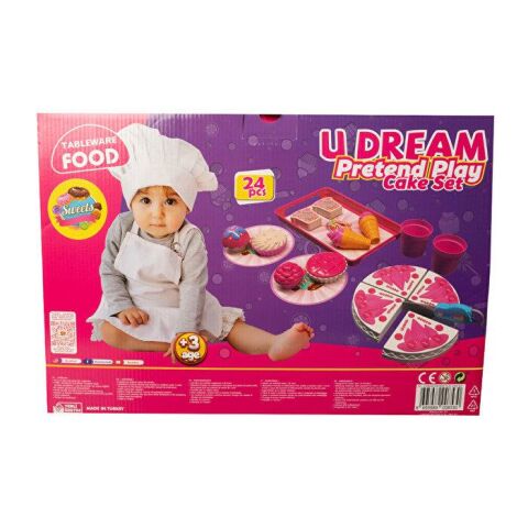 Tepsili Pasta ve Dondurma Seti 24 Parça