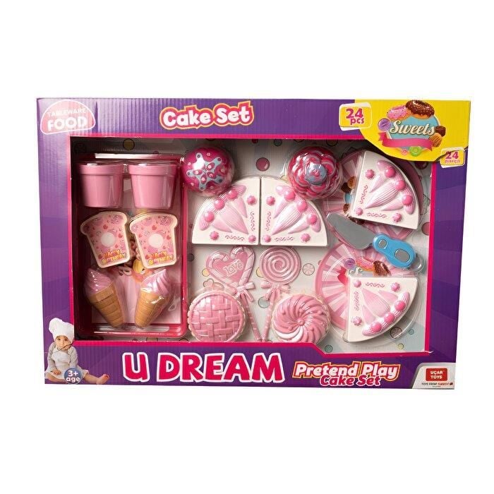 Tepsili Pasta ve Dondurma Seti 24 Parça