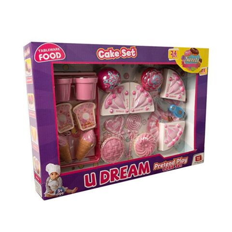 Tepsili Pasta ve Dondurma Seti 24 Parça