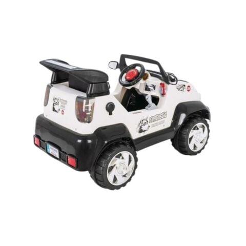 Fantastik Akülü Araba Beyaz 12v