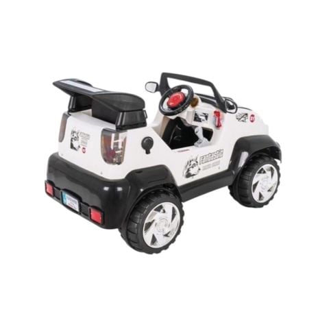 Fantastik Akülü Araba Beyaz 12v