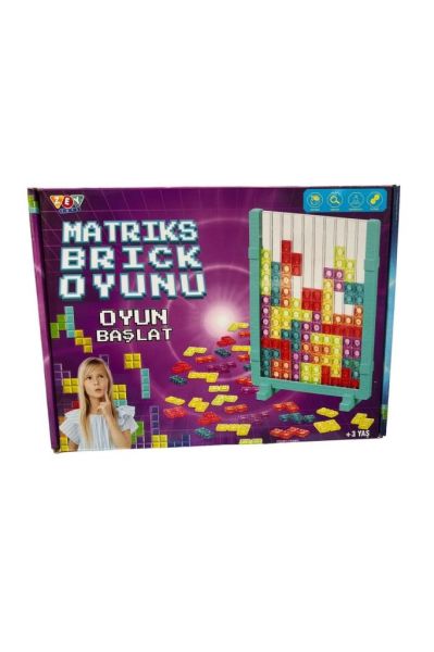 Matrix Tetris Ekransız Aktivite Oyuncağı Eğitici Oyuncak