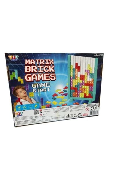 Matrix Tetris Ekransız Aktivite Oyuncağı Eğitici Oyuncak
